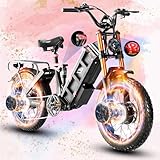 【🔥2025 LATEST JULIET PRO II DUAL MOTOR VERSION🔥】2025 Upgraded Juliet Pro II Dual Motors ebike, 4400W Dual High Speed Brushless Motors, 60V/70Ah Ultra Large 200+Miles Battery,Strength Four-link rear suspension, 7A Fast Charge, 20W Lumens Super-Bright ...