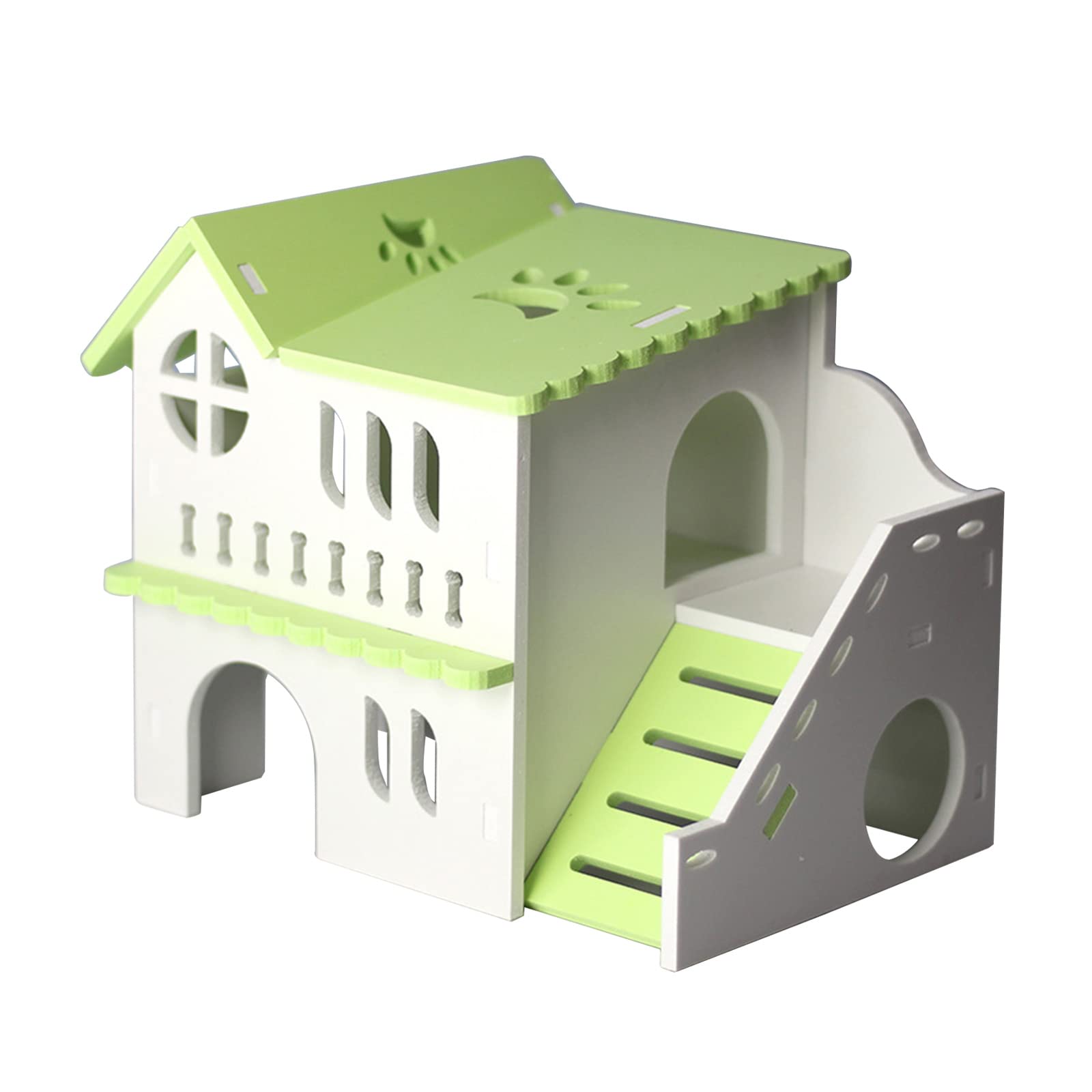 NEWFT Hamster House Small Animal Chew Toy for Rat Mouse Gerbil Playing & Sleeping