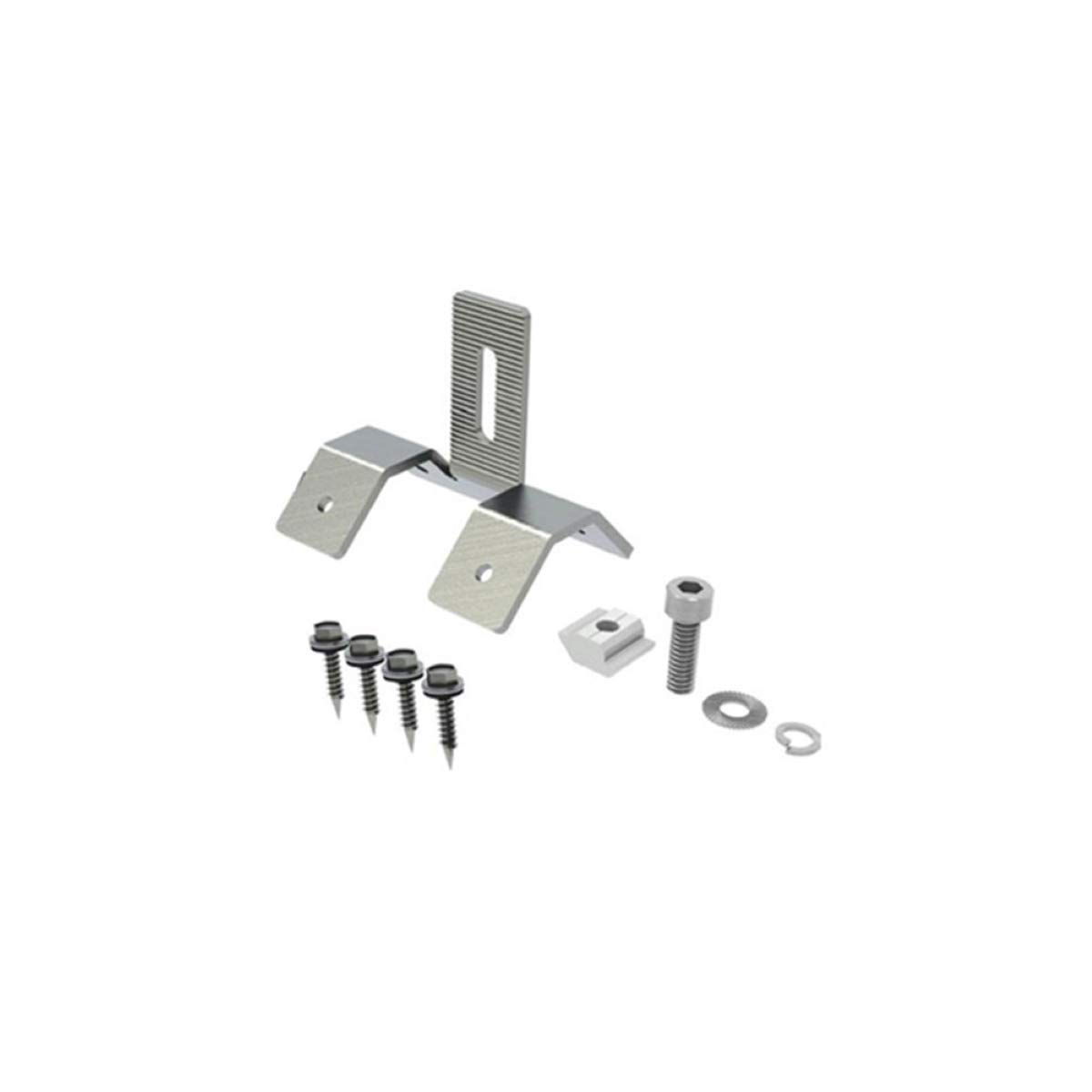 Solar mounting clamp for trapezoidal Metal roof Pack of 4