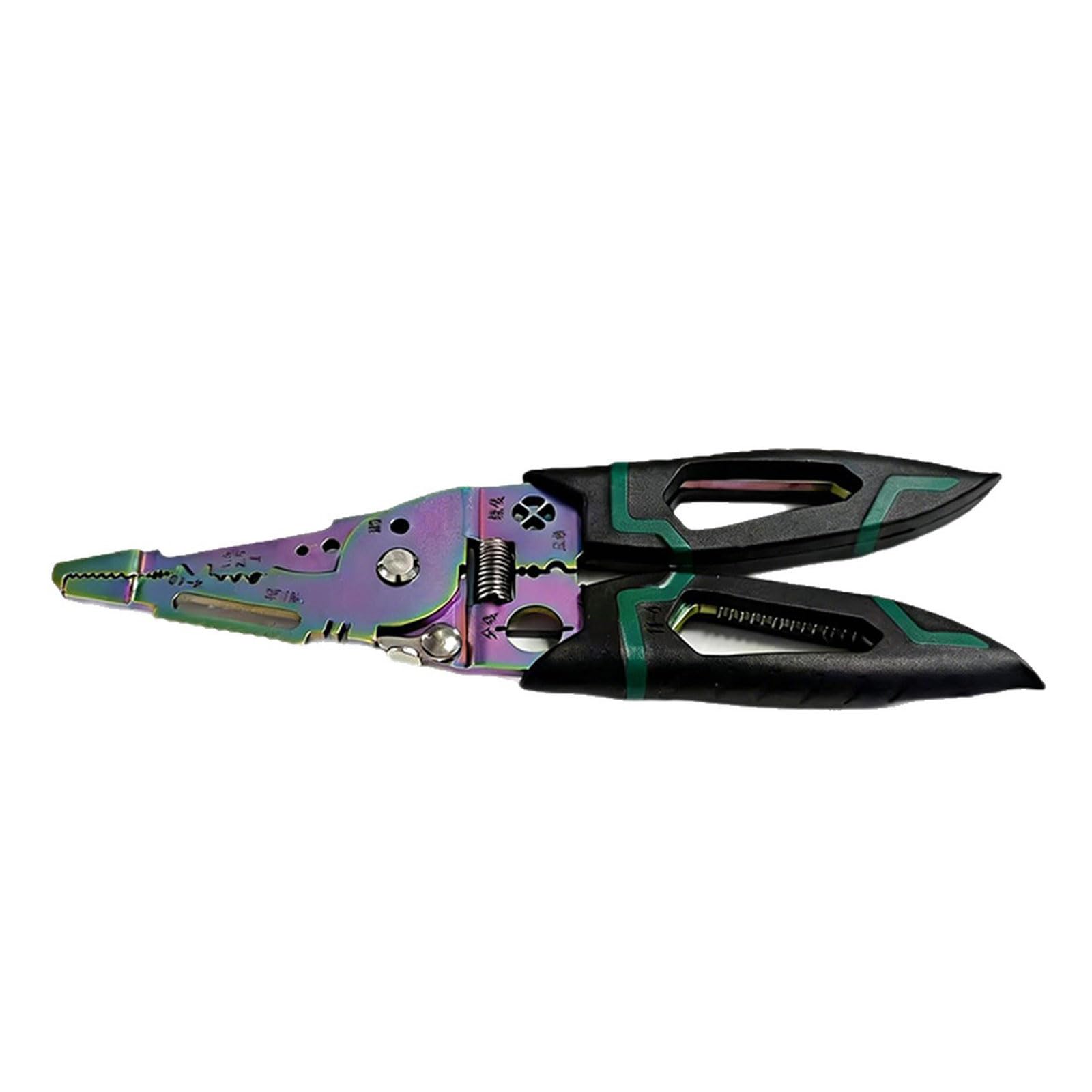 Tsophreniq Multifunctional Steel Wire Stripper Crimper With Ergonomic Handle For Effortless Professional Wire Stripper Tool With Locking Mechanism Multitool Functions For Various Applications Safe Use