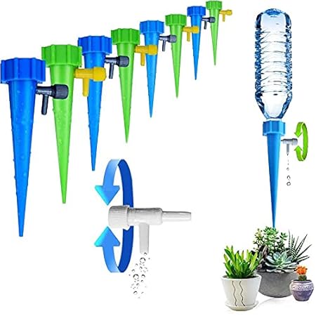 Gurukrupa WB Drip Irrigation System Self Watering Low Release Control Valve Switch Automatic Irrigation Watering Drip System Adjustable Water Volume System for Outdoor and Vacation Plant Watering (1)