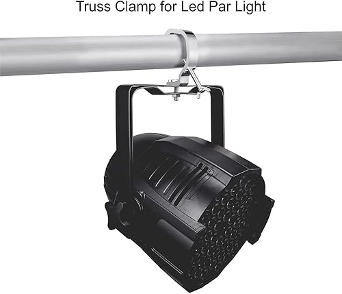 Miniatura 5 de Abrazadera C Truss de 1.18 a 2 pulgadas, paquete de 10 abrazaderas de armadura de luces de escenario Olaalite para tubo de 1.181-1.969 in de
