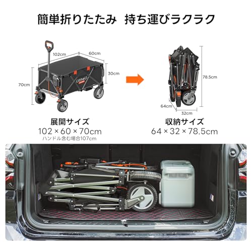 LiTHELi 電動キャリーワゴン W1 Pro の商品画像 8