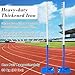 Heavy Iron Athletics High Jump Standard, Pro Competition Training High Jump Stands 1' - 7.4' Height, School High Jump Measurement Tool Tester