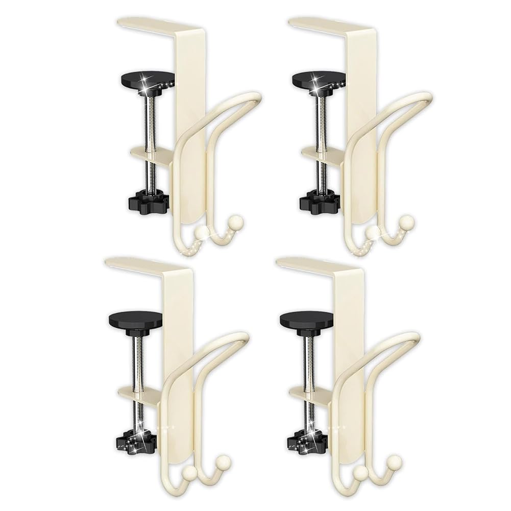 UDSKNV[KSL Heavy Duty No Drill Holder, Hanger with Double Hooks, 2 in 1 Mantel Hangers for Garland for Home Decoration