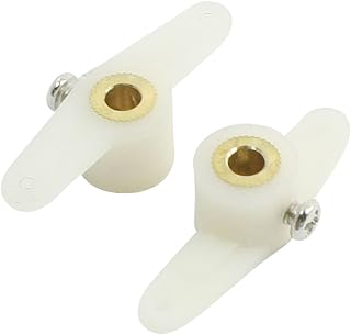 Aexit 2pcs RC Electrical equipment Fixed Wing Airplane One Way 4mm Dia 40mm Landing Gear Rocker Arm