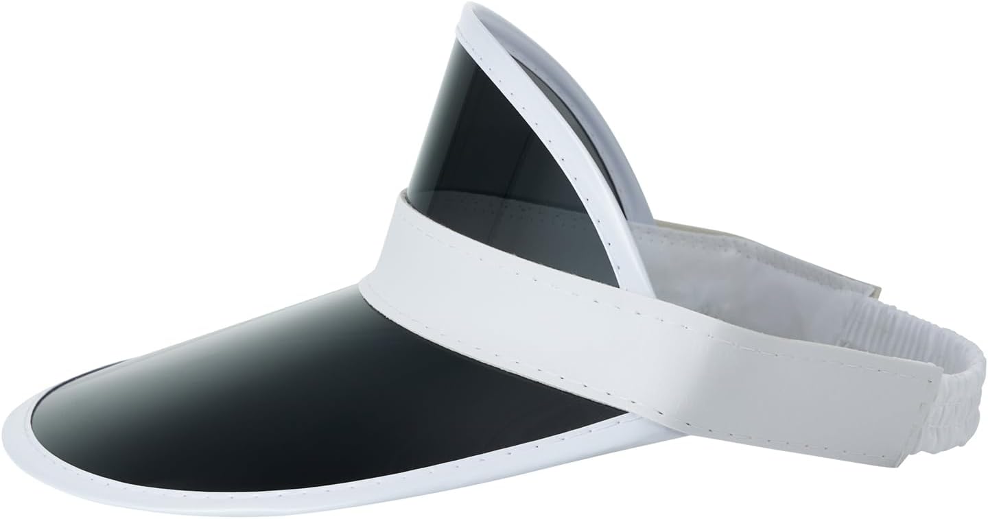 Sun Visor Hat Women Men, Clear Plastic Poker Visors, Tennis Beach Sport Sunshade Hat Bicycle Sunhat Headwear - Image 3