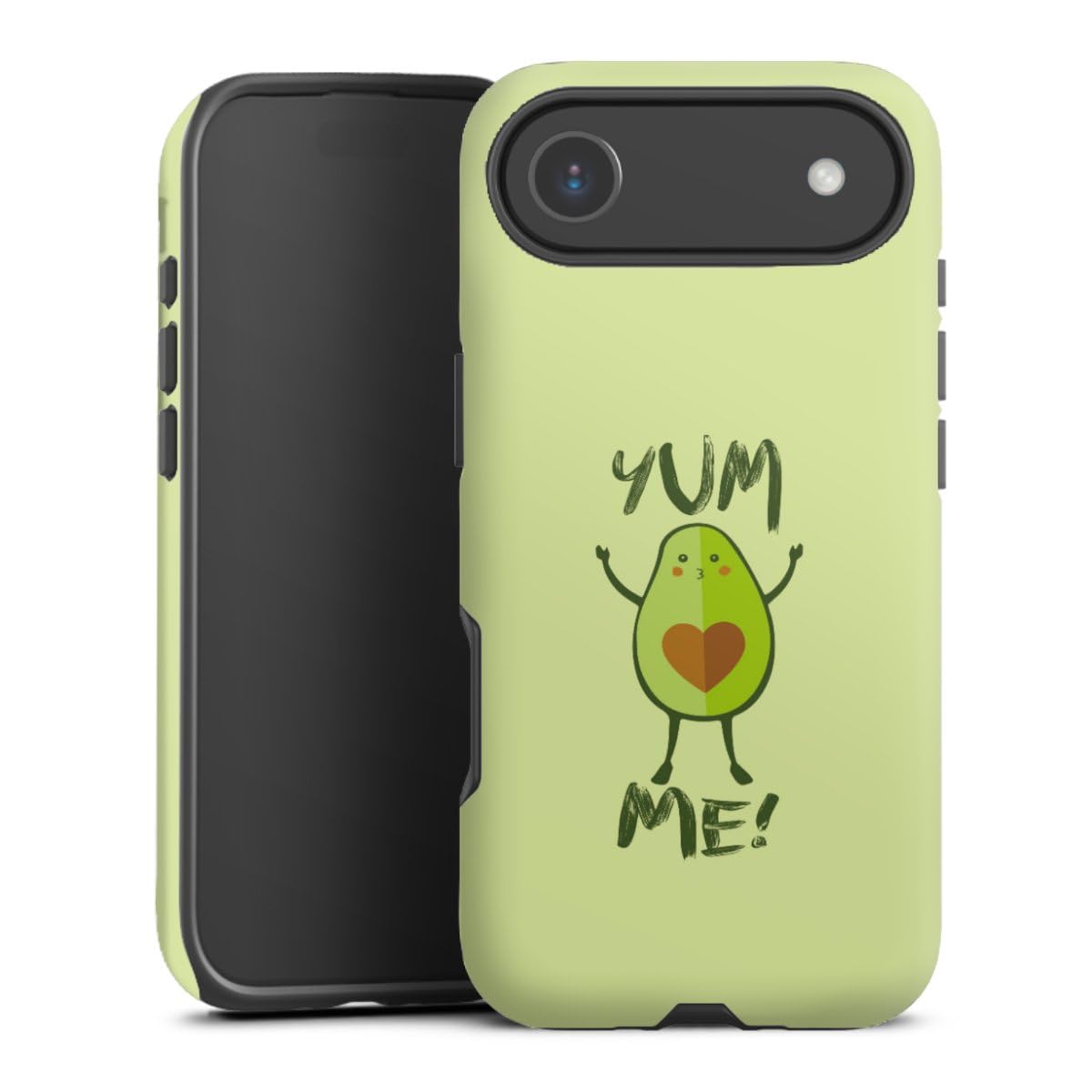 Coque iPhone Air antichoc idéale pour les repas - Design vert avocat fun et robuste - 2