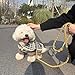 SCDLBZ 5ft Handmade Cute Cotton Braided Rope Dog Leash for Medium Large Dogs Heavy Duty