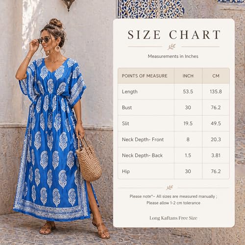 Image of Miss Lavish London Women's Kaftan- Kaftan Dress for Casual, Party, Evening, Vacation and Everyday Wear
