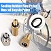 Yizhet 12 x Adaptador de Valvula de Bici Bicicleta Válvula Adaptador DV...