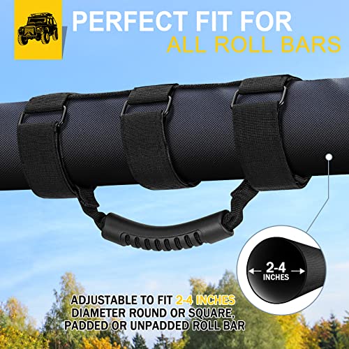 Image of moveland 2 Pack Grab Handle Set Fit for Jeep Wrangler TJ YJ JK 1955-2023