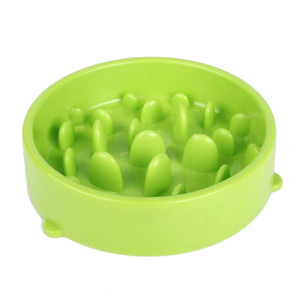 HB PET Ciotole per Cani Gatto,Plastica Cani Gatti Ciotola Lento Antiscivolo Animali Vassoio Evitare di Animale da Mangiare Troppo e Rimpinzarsi, Anti Ingozzamento Anti-soffocare, Slow Food Dog Bowl
