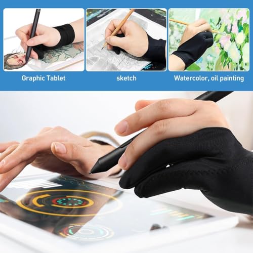 Art Ranger Two-Finger Lycra Glove, Black - Image 8
