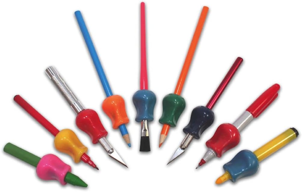 The Pencil Grip Handwriting Training Grippers (12-Pack), Colors may vary, One-Size Fits All, (TPG-11112P) : Office Products