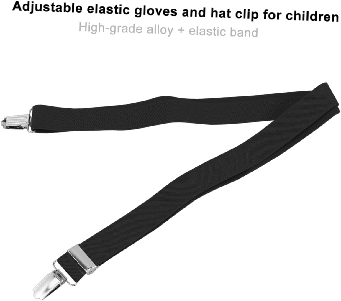 Hat Clip Glove Clips for Childrens Mittens Hat Hanger Elastic Glove Clips Gloves Holder Clip Mitten