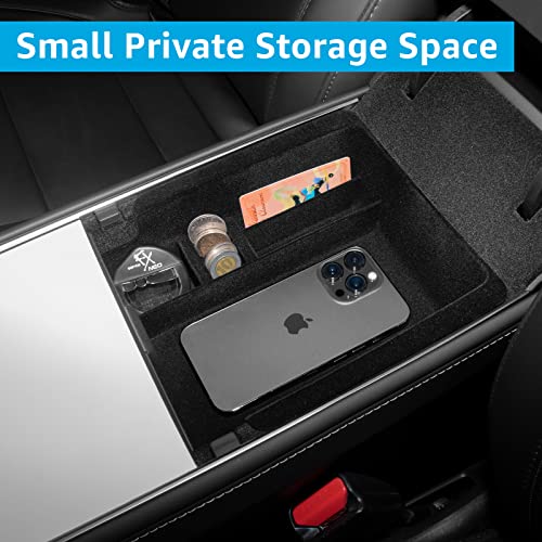 2023 Upgraded 5Pcs Model Y Cup Holder Center Console Under Seat Organizer Tray Hidden Armrest Storage Box #TOP5