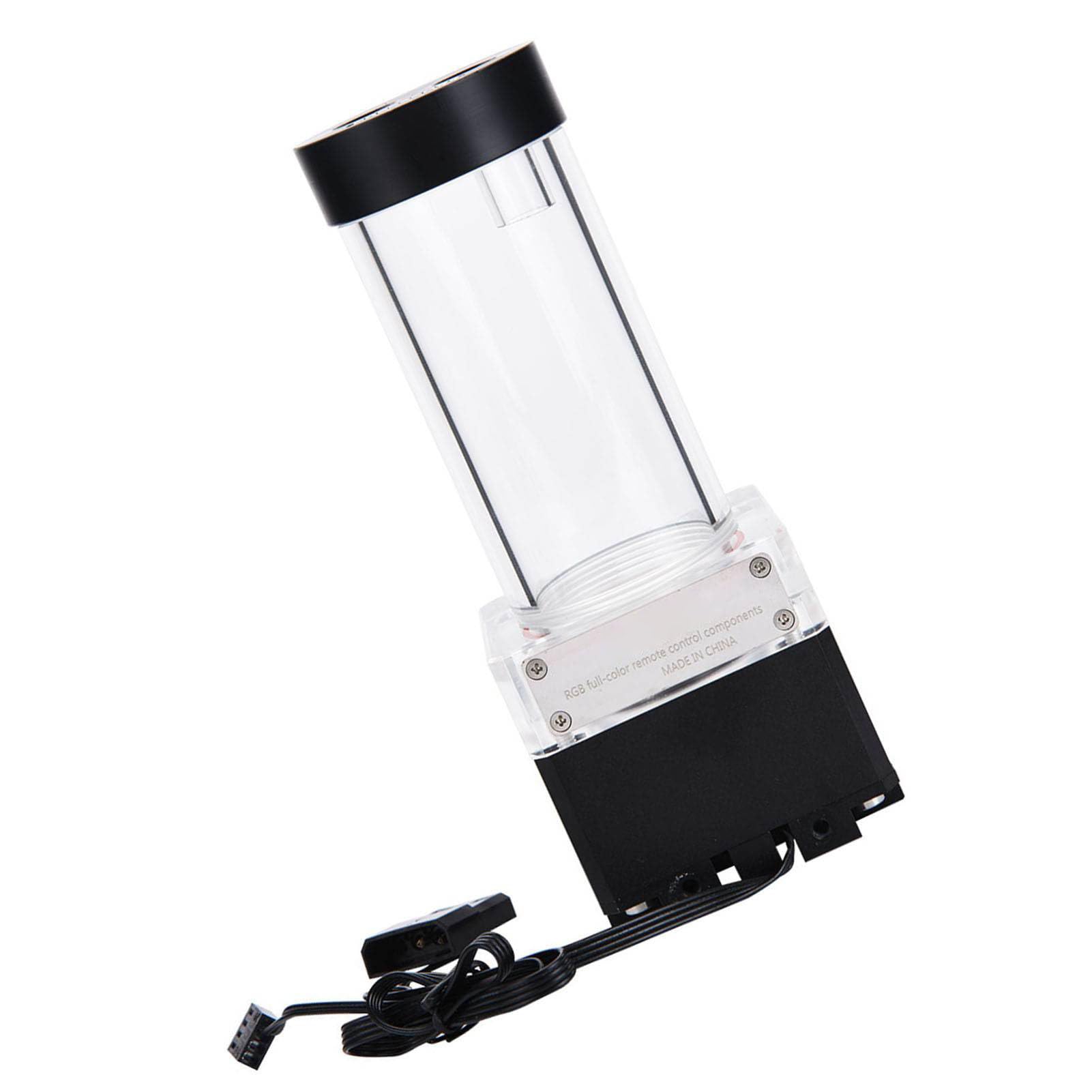 Cosiki Pompa PC o Wydajności 650 L/h i Szybkim Rozpraszaniu Ciepła Głowica Pompy o średnicy 3,5 Metra do Chłodzenia wodą Komputera (17cm)