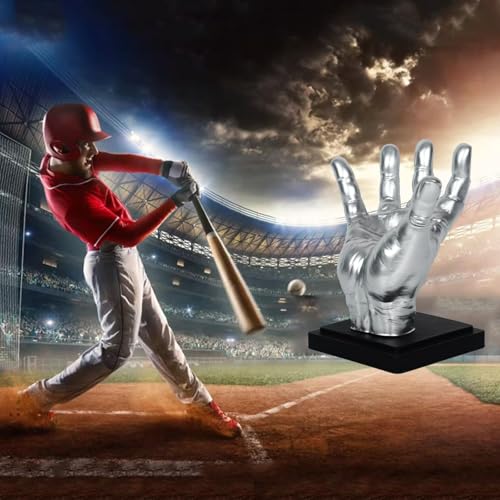 Baseballhalter mit Handförmigem Design, Realistisch Baseball Ausstellungsständer zum Standard Basebälle Anzeige oder Speicherung - Perfekt für Spiel Baseballs & Erinnerungsstücke
