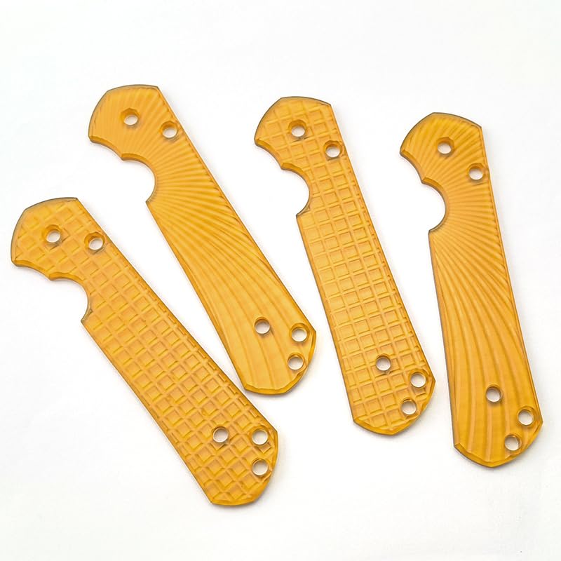 Echeson 1PC Clear PEI Scales Replacement Fits for Chris Reeve Large Sebenza 21 31