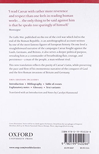 The Gallic War: Seven Commentaries on The Gallic War with an Eighth Commentary by Aulus Hirtius (Oxford World's Classics) - Image 2