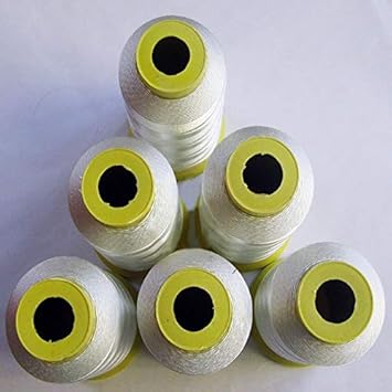 Hilo de coser de fibra de vidrio de 900 m, resistente a altas ...