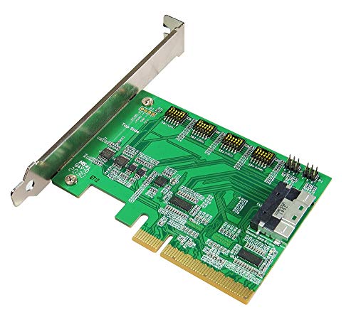 Micro SATA Cables - PCIe x8 Gen4 con ReDriver a SlimSAS 8i miniatura 5