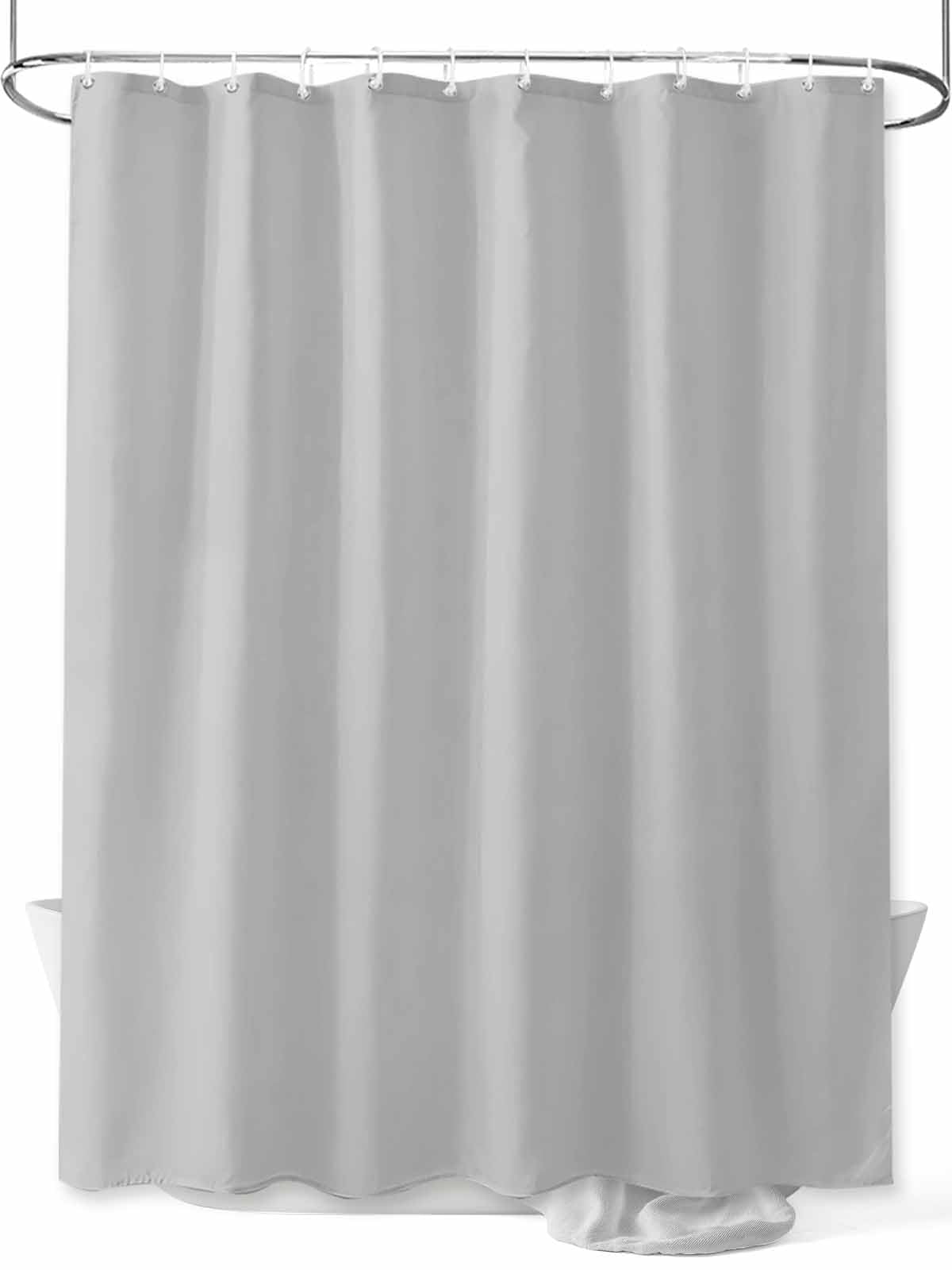 Tenda da doccia di alta qualità, 260 x 200 cm, impermeabile e leggera, design solido, ideale per bagni e vasche da bagno dell'hotel, include occhielli e ganci, qualità alberghiera
