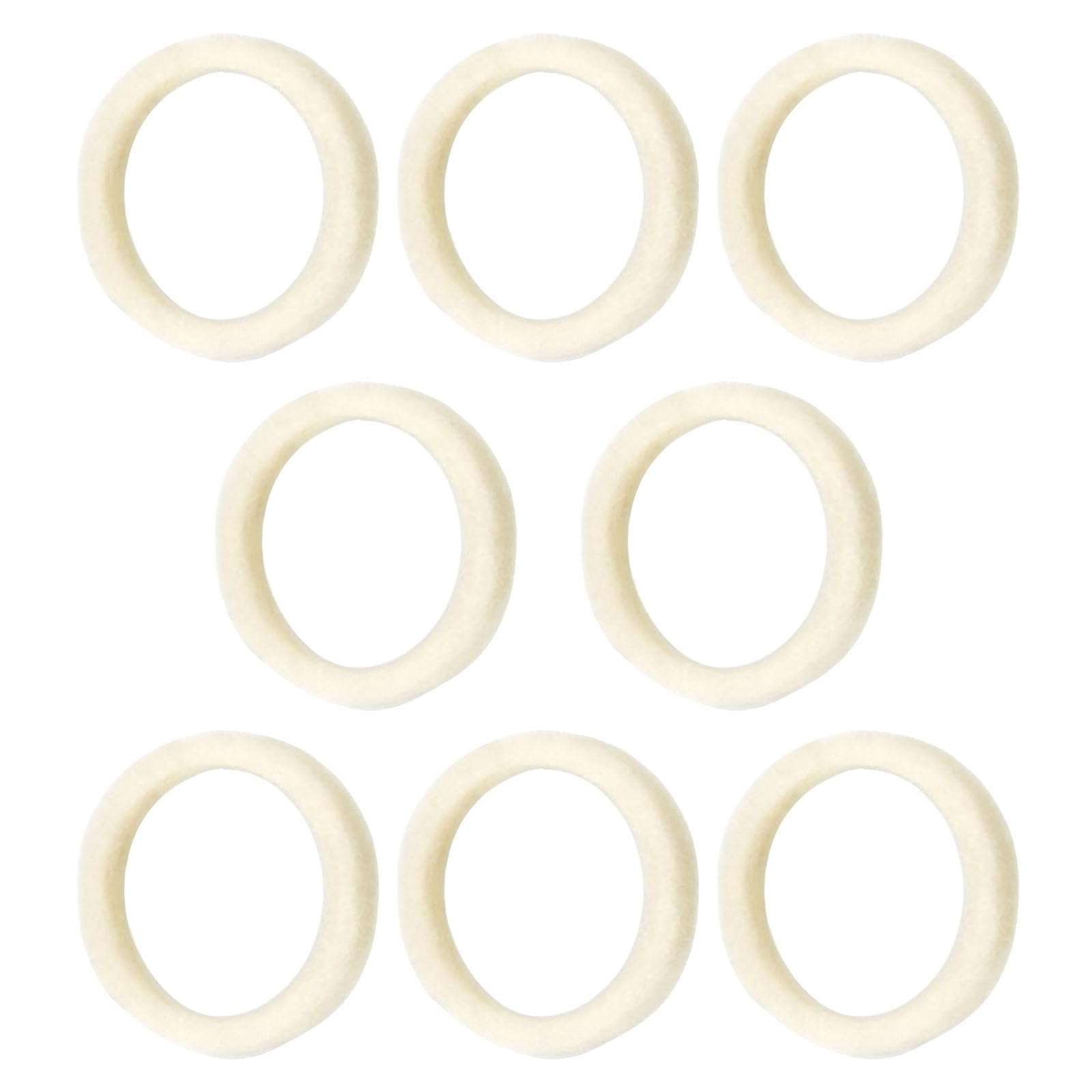 Xjdzineq 8Pieces Soft Felt Noise Reduction Washers Replacement Gasket for Coffee Equipment Offering Noise Reduction Coffee Grinder Felt Washer