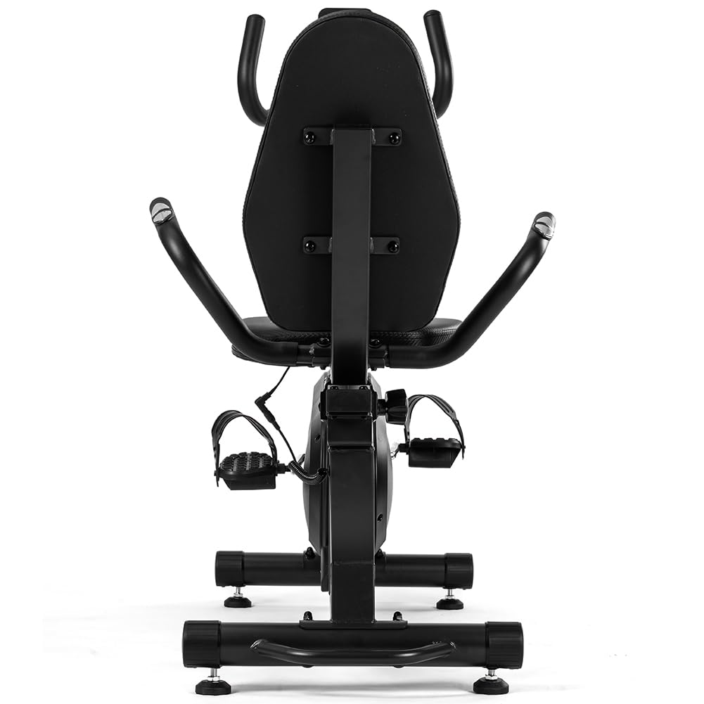 BAKAJI Cyclette Magnetica da Casa con Sedile Regolabile Ergonomico, Bici Fitness per Allenamenti Cardio, Bicicletta per Palestra Sport di Resistenza con Schermo LCD e Controllo Frequenza Cardiaca