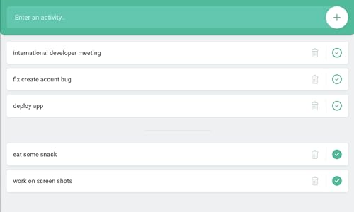 todo - a minimalistic to do app