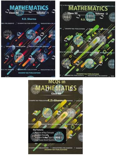 Image of Mathematics Class 12 Complete Set Volume 1, 2 With MCQs - By R.D. Sharma (Examination 2026-27)