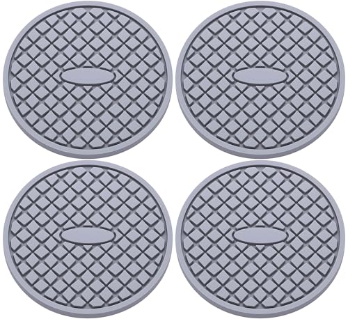 Juego de 4 Posavasos de Silicona para Auto miniatura 1