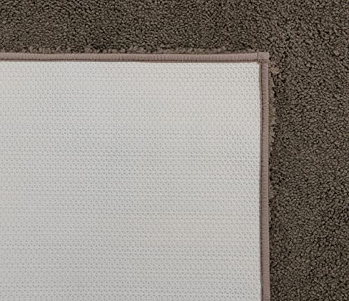Image of Purav Light 2200 GSM Soft Fluffy Runner Mats (4 x 6 ft, Camel)| Durable & Washable Bedside Runner for Bedroom, Mat for Bathroom, Living Room Floor Home Decoration with Anti Skid Backing