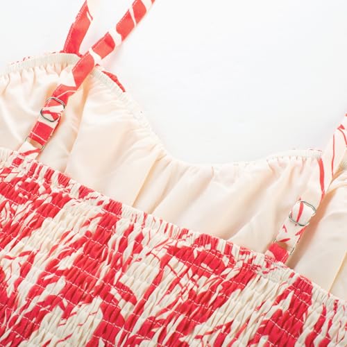 Image of GRACE KARIN 2026 Women's Spaghetti Vacation Sundress Summer Beach Flowy Boho Floral Maxi Dresses with Pockets