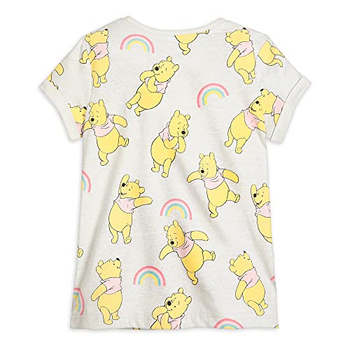 Disney Winnie The Pooh Allover T-Shirt for Girls, Size L (10/12) Multicolored2