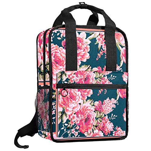 Sac à dos avec bretelles réglables bicolore rouge et gris taille unique