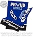 Proud Family Airman Garden Flag - Armed Forces Air Force USAF United State American Military Veteran Retire Official - House Decoration Banner Small Yard Gift Double-Sided Made In USA 13 X 18.5