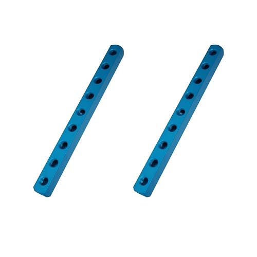 Othmro 2 unids 12 "9 vías 12 puertos hierro manguera de aire en línea divisor de bloque colector, compresor de aire neumático, montaje de colector