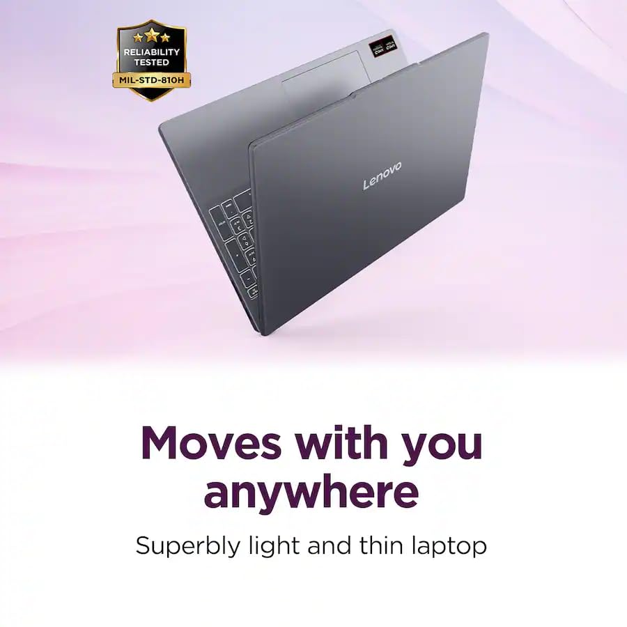Image of 2026 Lenovo IdeaPad Slim 3 Laptop (15.3 inch FHD+ Anti-Glare Touchscreen, AMD Ryzen 7 170 (> Intel i7-1355U) 16GB DDR5 RAM, 512GB SSD, Radeon 680M Graphics) for Business, Home, Students, Win 11 Home, Grey
