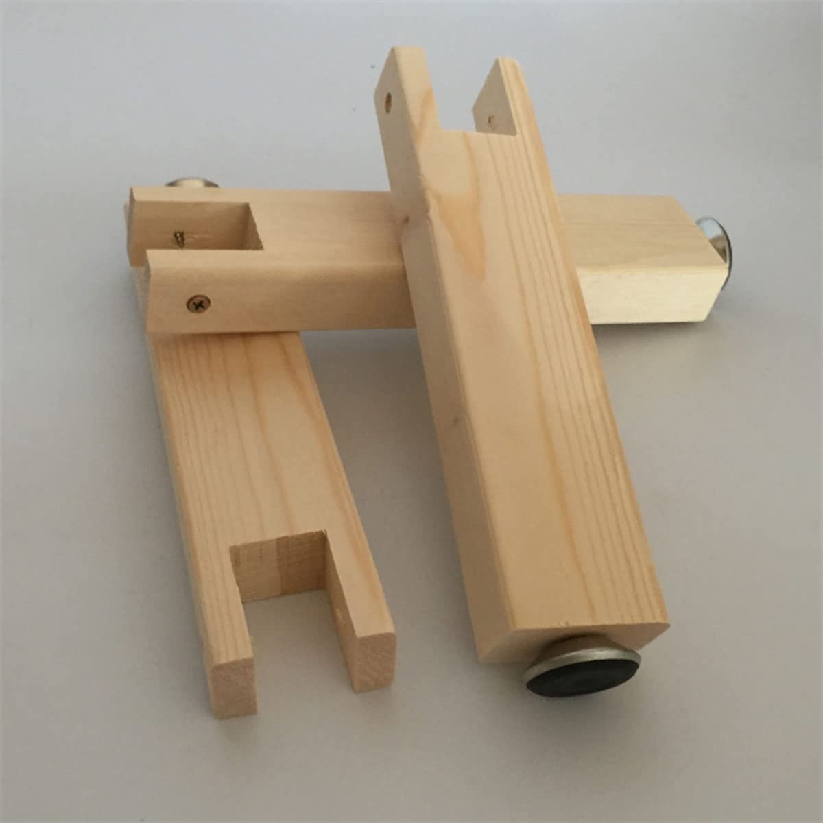 Confezione da 4 Piedini per mobili Regolabili, Piedini di Supporto per Rete a doghe per Divano Letto, Gambe per mobili in Legno massello, Piedini per armadietti, Piedini per mobili, Gambe per Tavolo