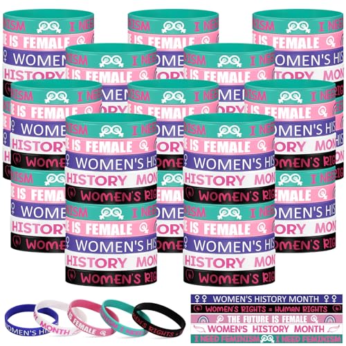 Soulchen Women's History Month Silicone Bracelets