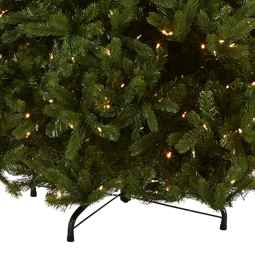 National Tree Company 9 ft Pre-Lit Downswept Douglas Fir Artificial Christmas Tree, 900 LED Lights, 3,185 Tips, Foot Pedal, 10 Light Functions, Includes Stand, Green - Thumbnail 3