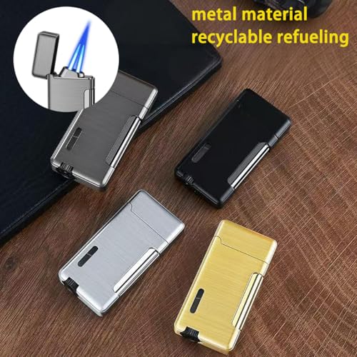 Encendedor Dual Jet para Cigarros Resistente al Viento miniatura 4