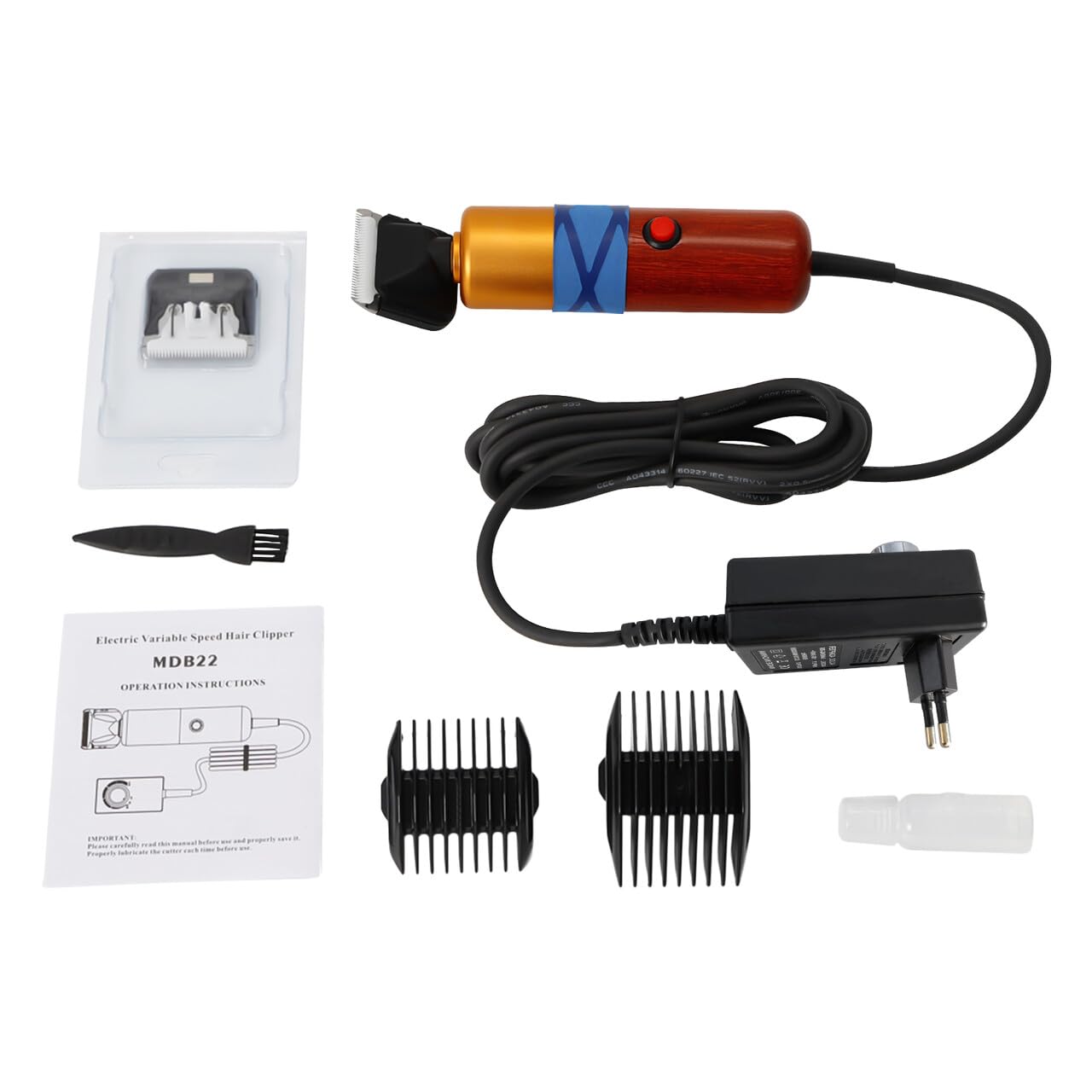 Rasoio per peli di animali domestici, ultraleggero, ricaricabile, per gatti a pelo lungo, 200 W, per pecore, cani, gatti