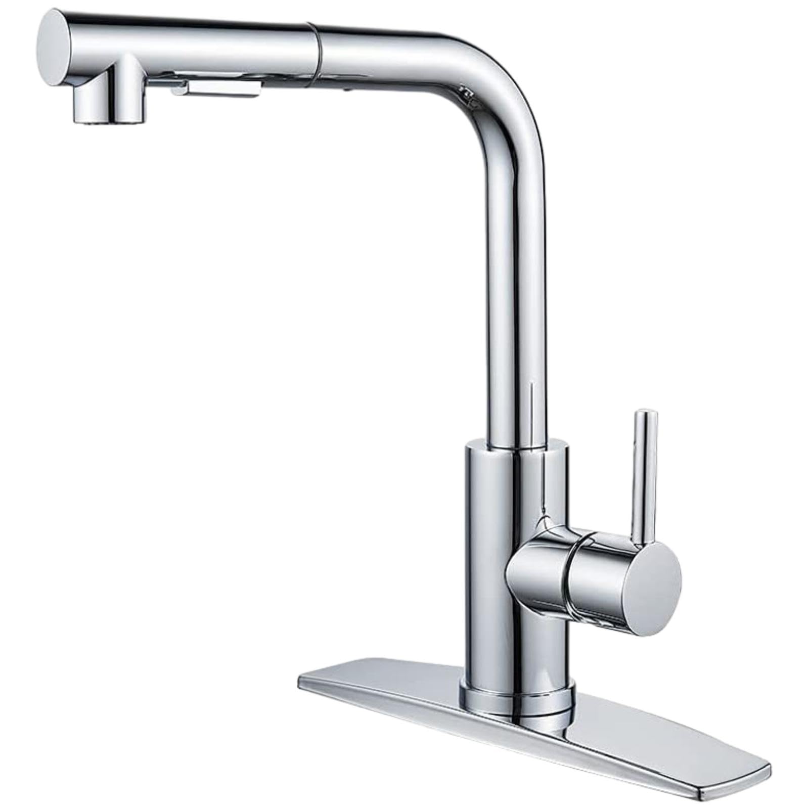 ZYCHSJXA Mixer Taps Kitchen Faucet Pull Out Sink Electroplating