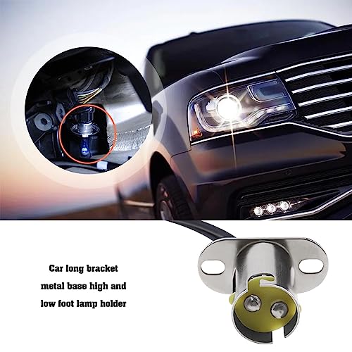 2 Stück BAY15D 1157 Lampenfassung Adapter LED Glühbirne Fassung Halter Kabelbaum Fassungen Zubehör für Blinker Bremslicht Rücklicht 12–24V 10cm