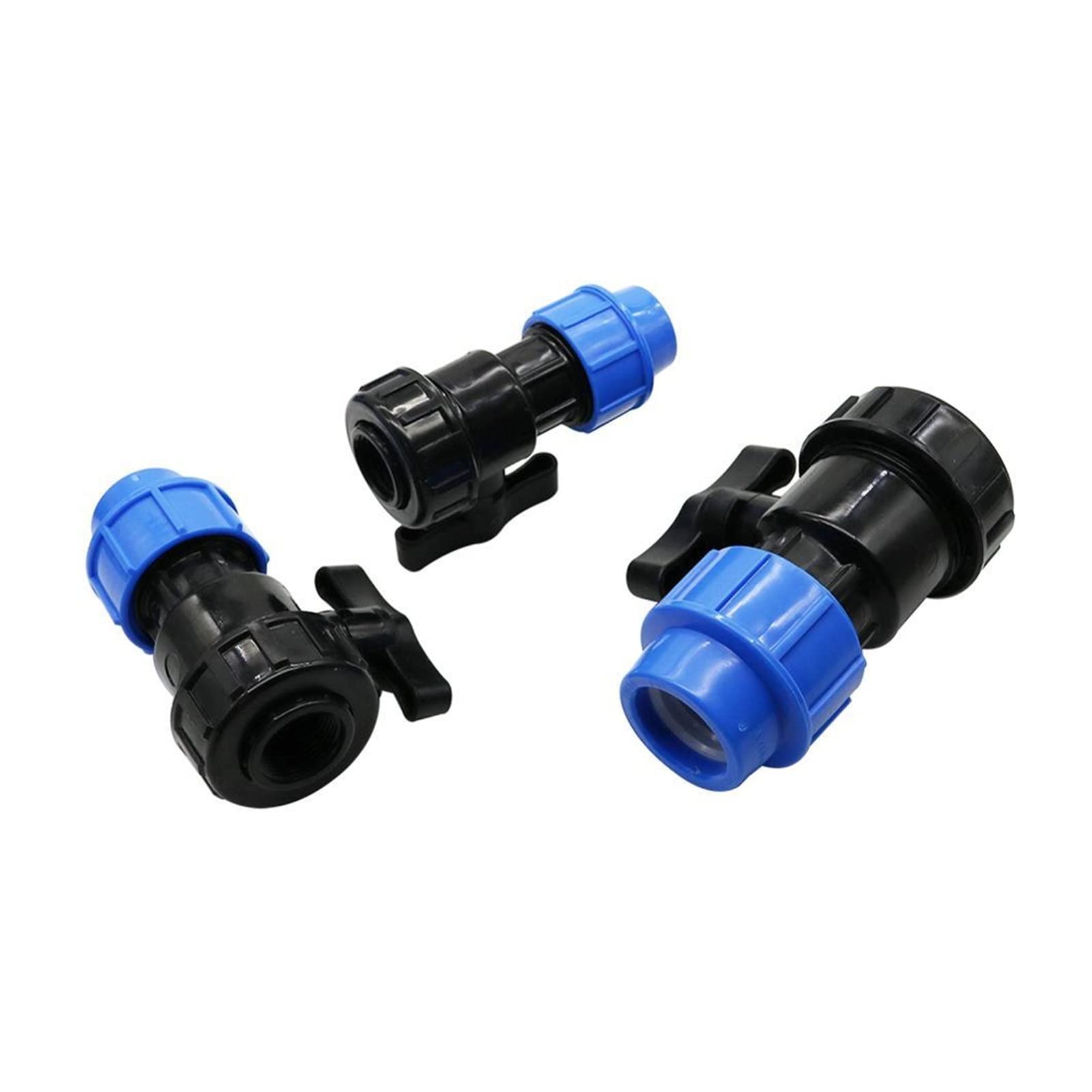 Adaptador de Conector de Utilidad Adaptador de Conector de Manguera Od Conector de Tubería de 32 Mm Conector de Codo en T Recto Adaptador de Enchufe de Válvula Conector de Manguera de Riego de Jardín/