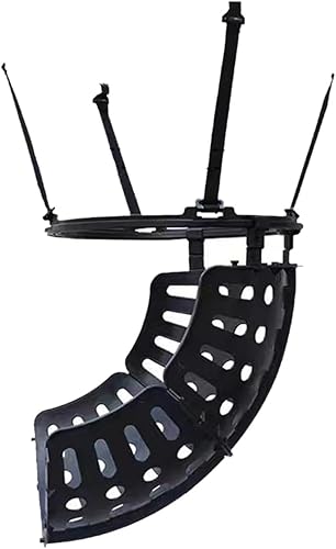 B Baosity Accesorio de retorno de aro de baloncesto, equipo giratorio para rebote, sistema de retorno de aro para regalo, deportes adultos y niños