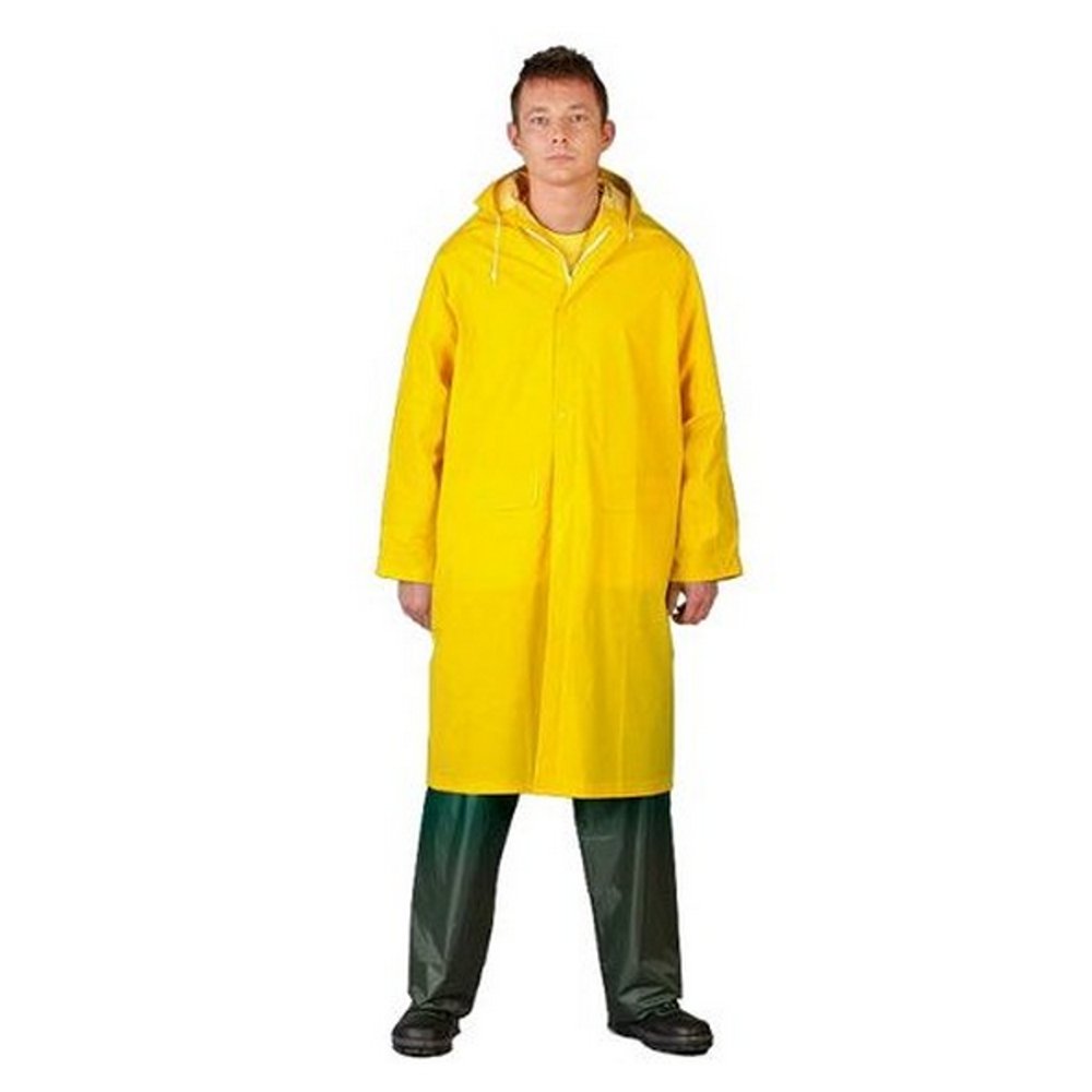 Kit Impermeable Contra La Lluvia Talla XL - Chaqueta Y Pantalones Elásticos, Color Amarillo